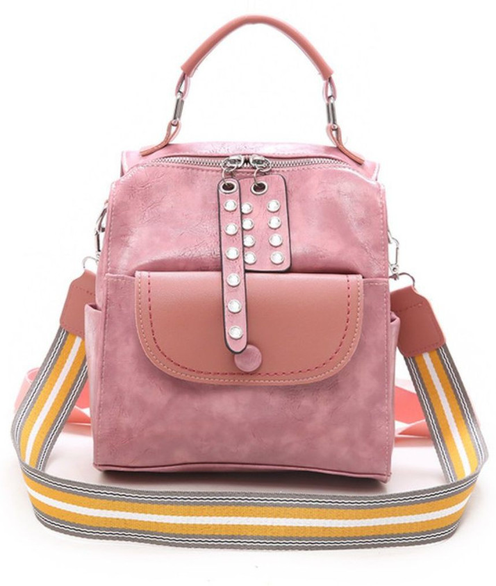 dusky pink backpack