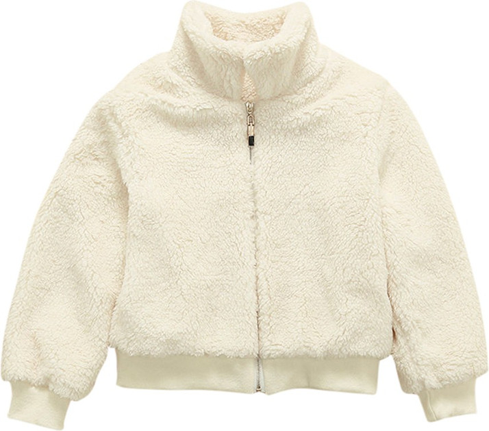 fluffy girls jacket