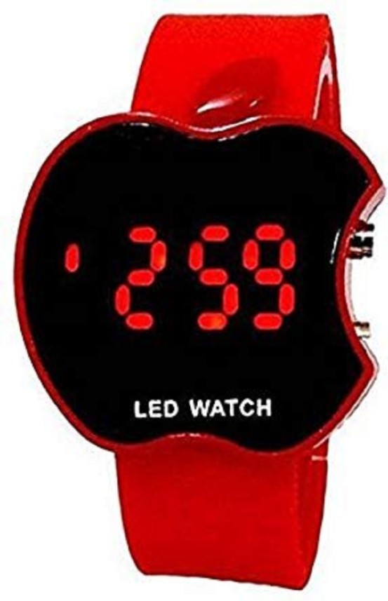 red led digital watch