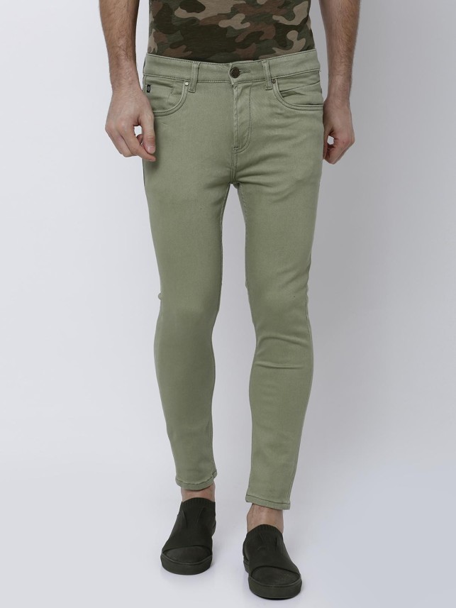 light green jeans mens