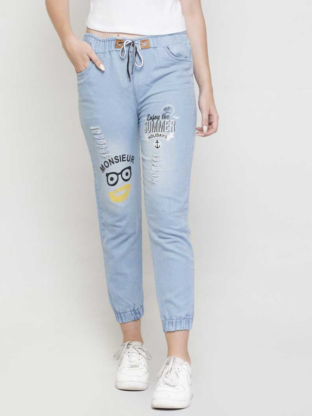 joggers jeans for womens flipkart