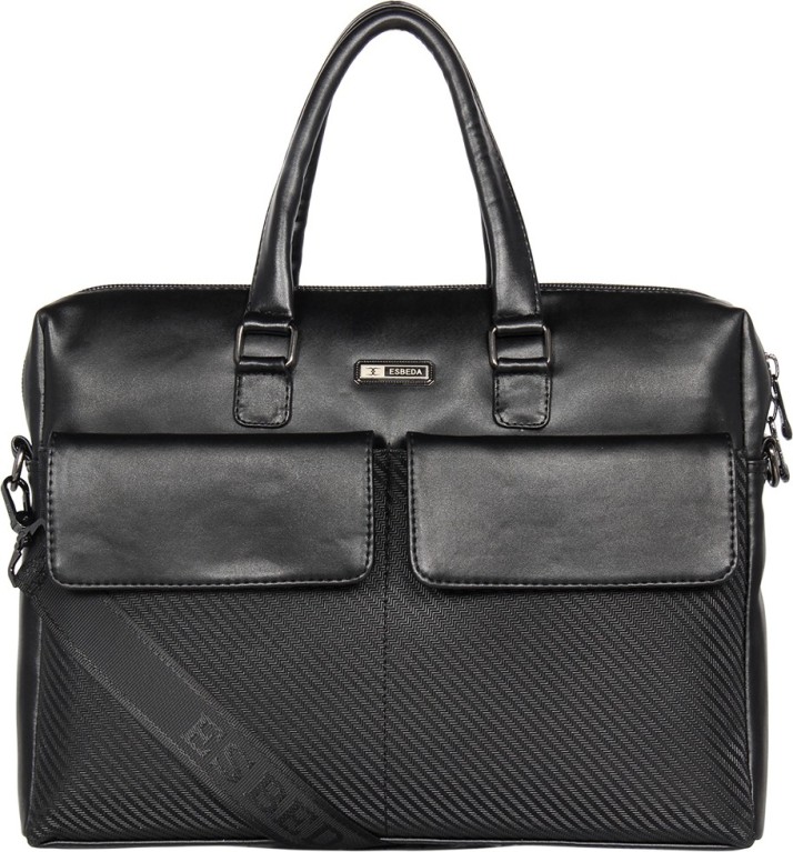 esbeda leather laptop bag