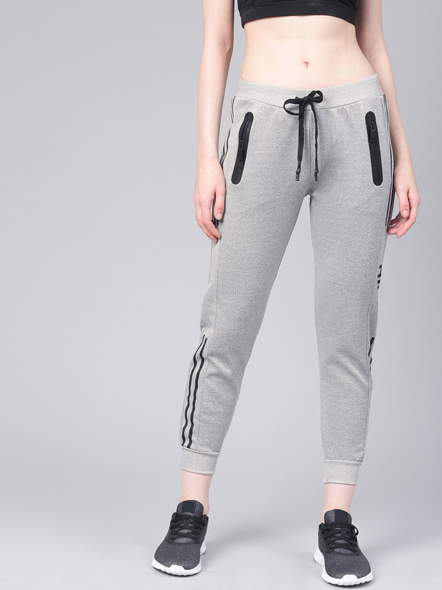 HRX by Hrithik Roshan Solid Women Grey 