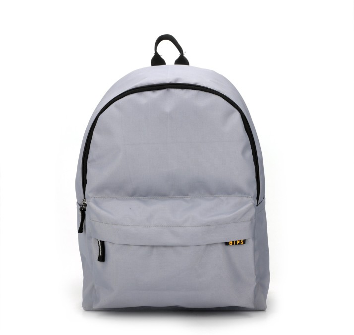 light gray backpack