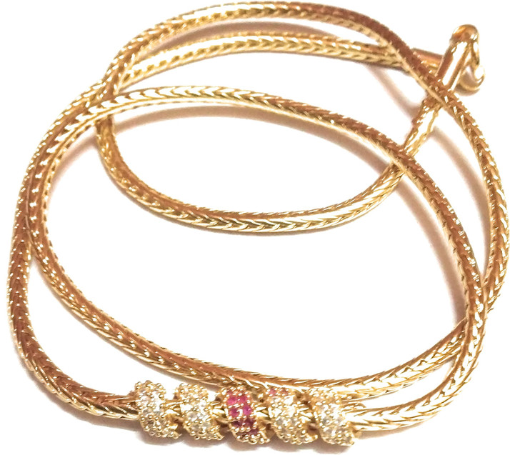 SFJ Mugappu Chain Gold-plated Plated 
