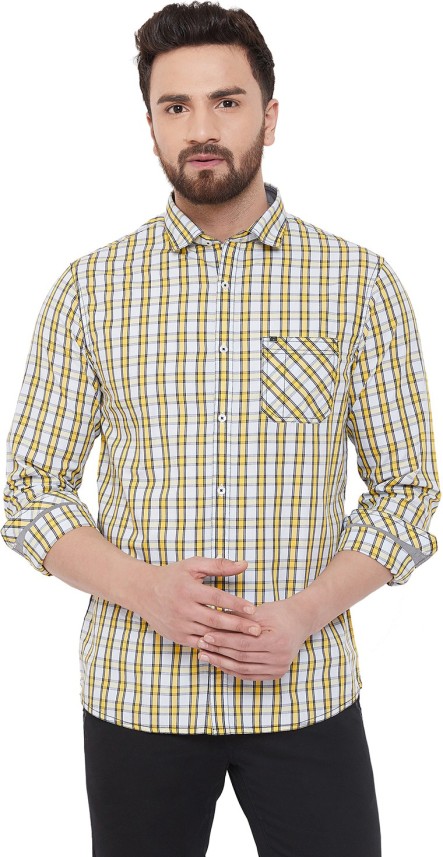 canary yellow mens dress shirt
