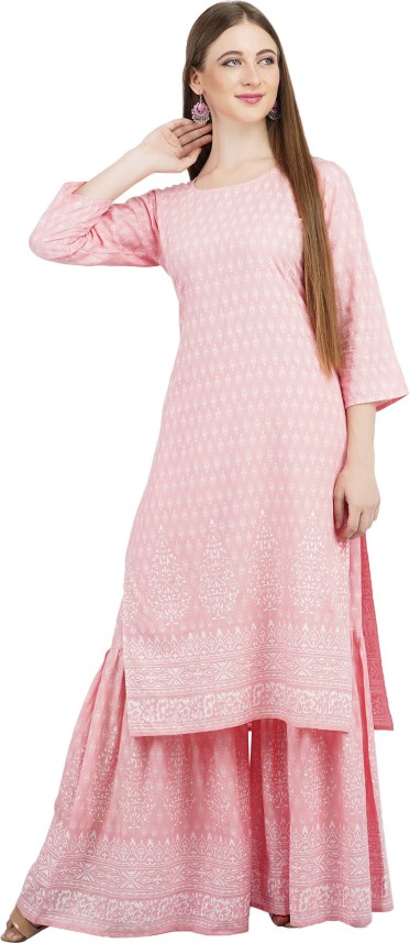 kurti sharara set flipkart