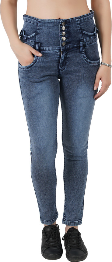 navy blue jeans for girls