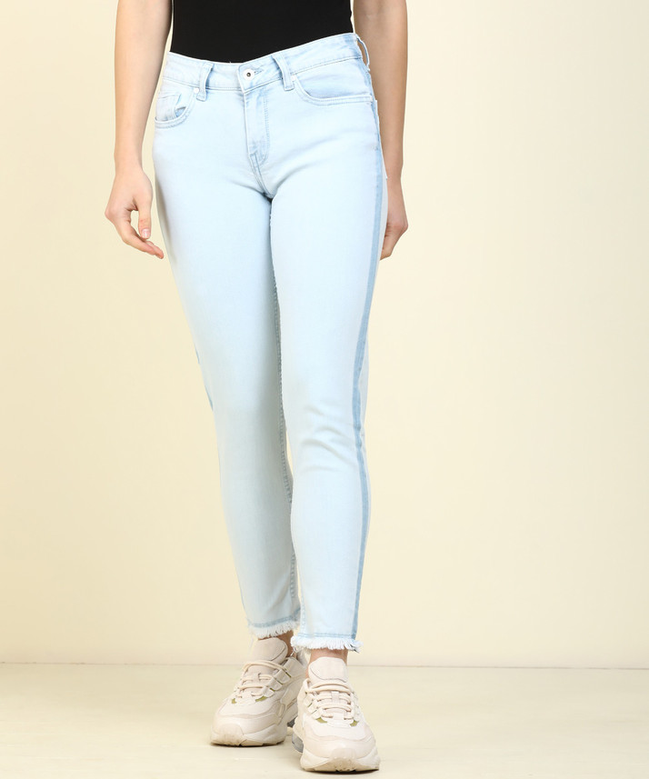 Pepe Jeans Slim Women Light Blue Jeans 