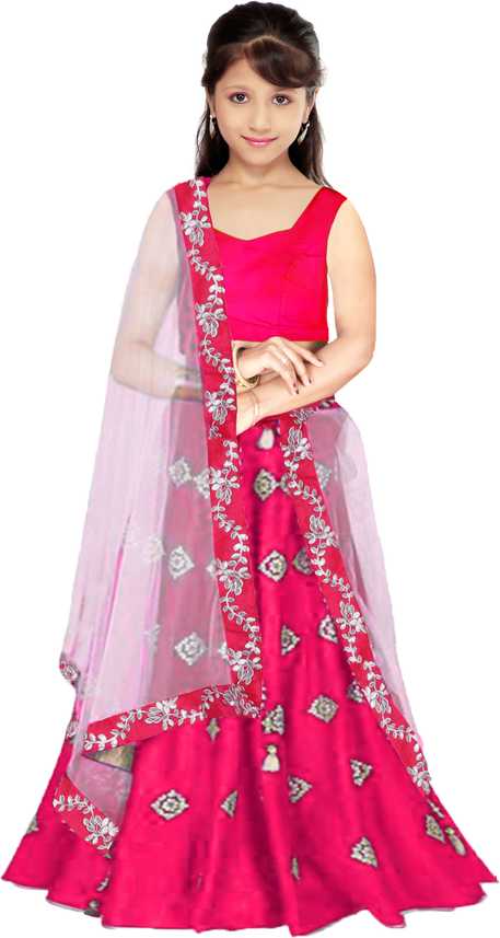 Esencee Girls Lehenga Choli Ethnic Wear Embroidered Lehenga Choli