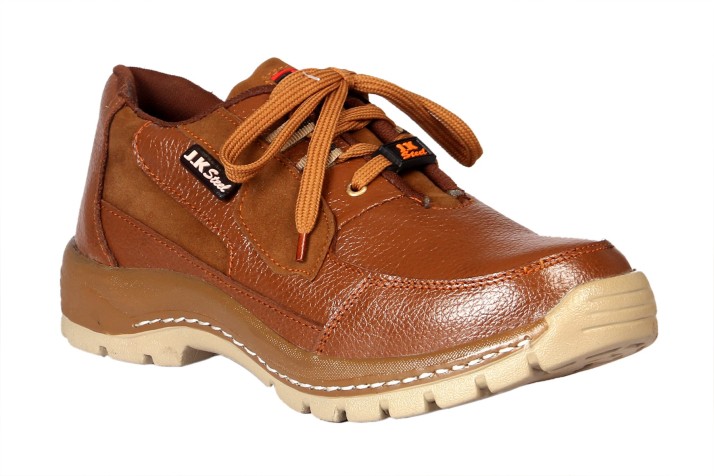 brown safety shoes