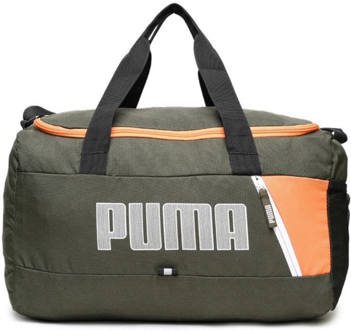 puma gym bag green