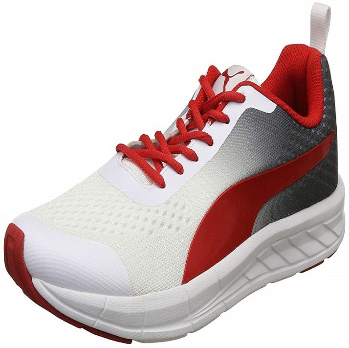 flipkart puma white shoes