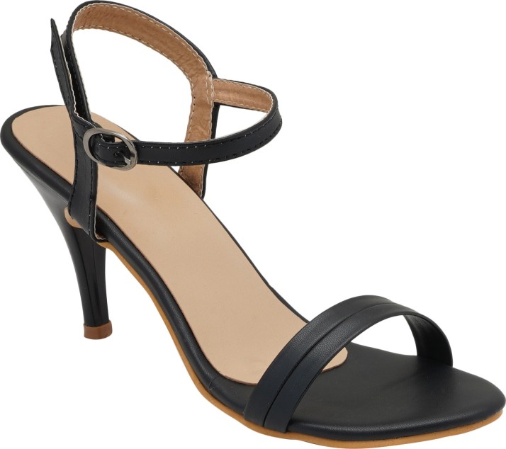 Nivisha Women Black Heels - Buy Nivisha 