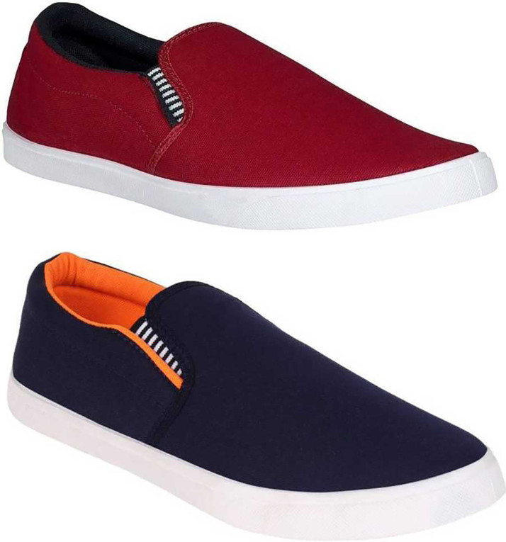op mens canvas shoes