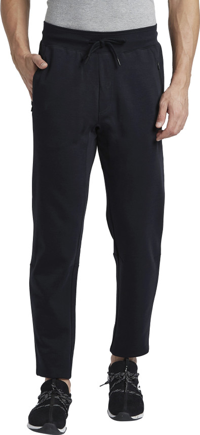 PARX Solid Men Dark Blue Track Pants 