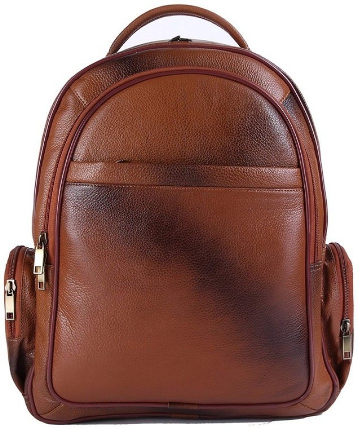 pure leather backpack