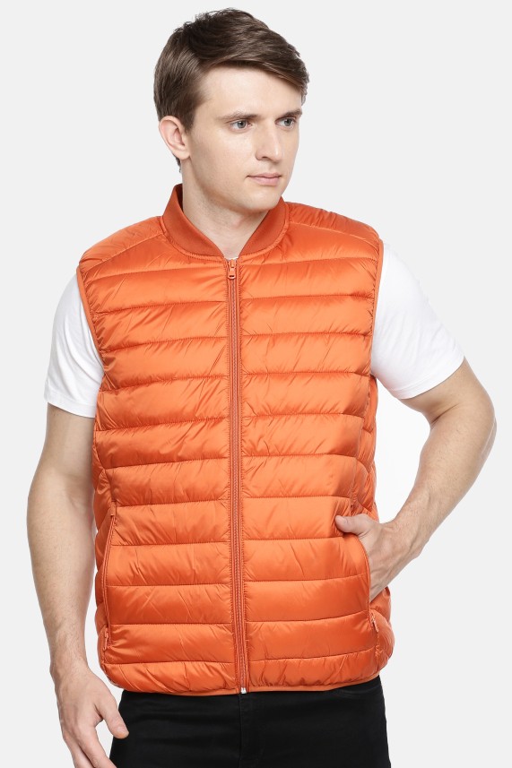 Celio Sleeveless Solid Men Jacket - Buy 