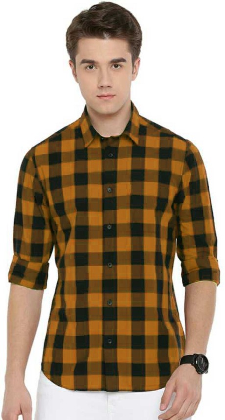 black and yellow shirt mens