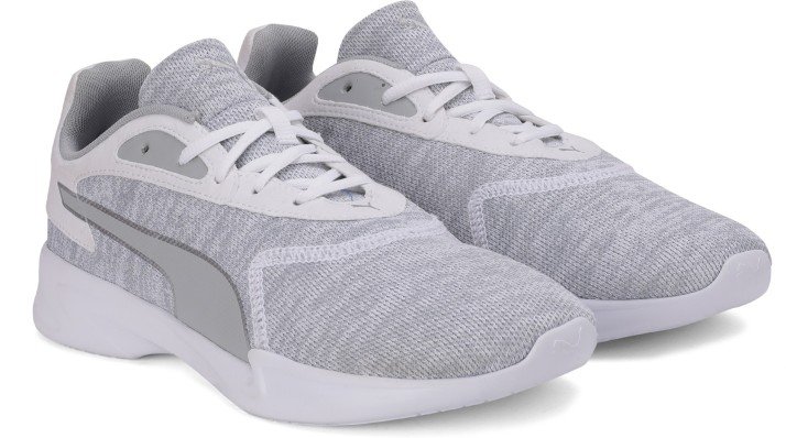 puma white sports shoes flipkart