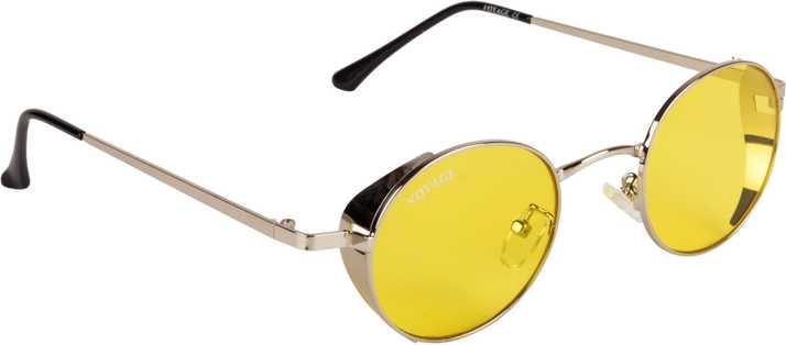 Buy Voyage Round Sunglasses Yellow For Men Women Online Best Prices In India Flipkart Com