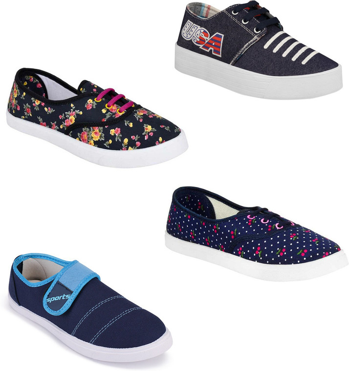 ladies canvas shoes flipkart