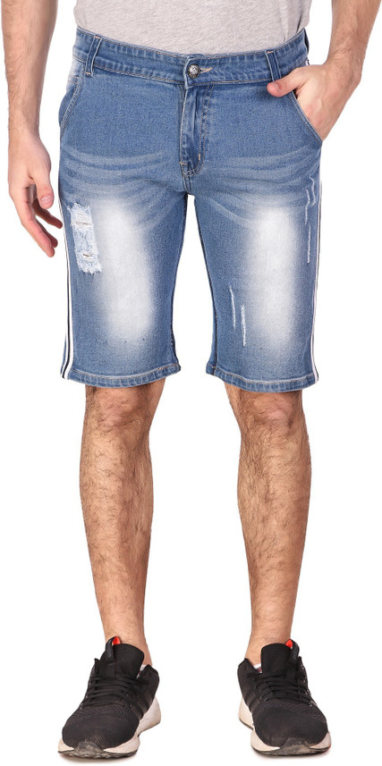 mens denim shorts online india