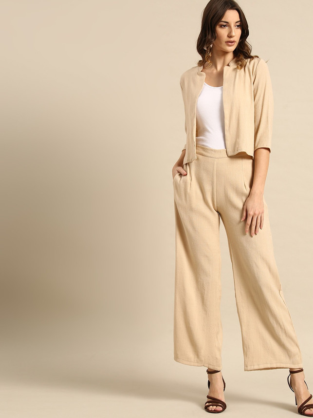 AKS Couture Women Crop Top \u0026 Pant Set 