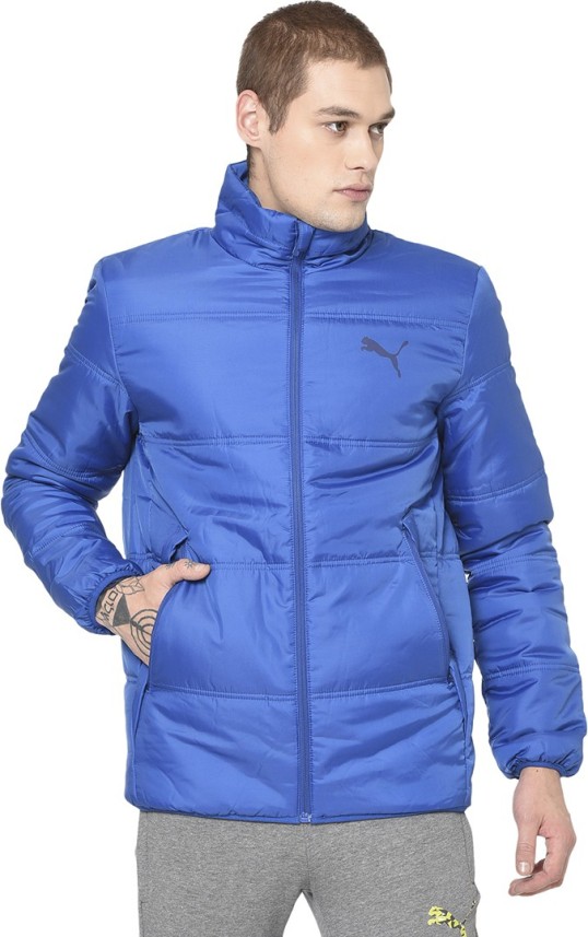 puma full sleeve solid men's jacket