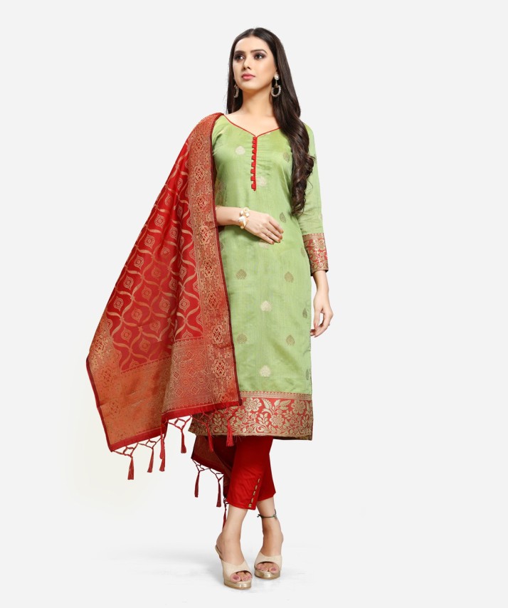 cotton churidar material in flipkart