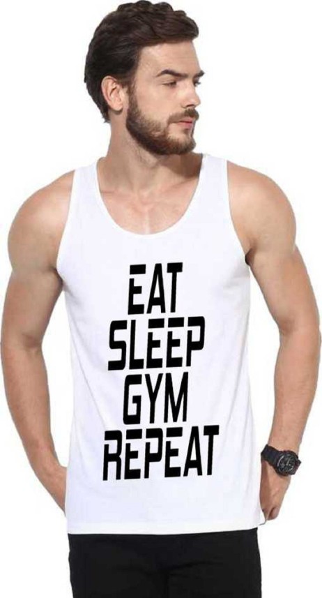 sleeveless t shirts for gym flipkart