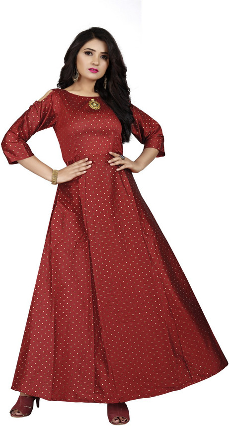 new anarkali dress flipkart