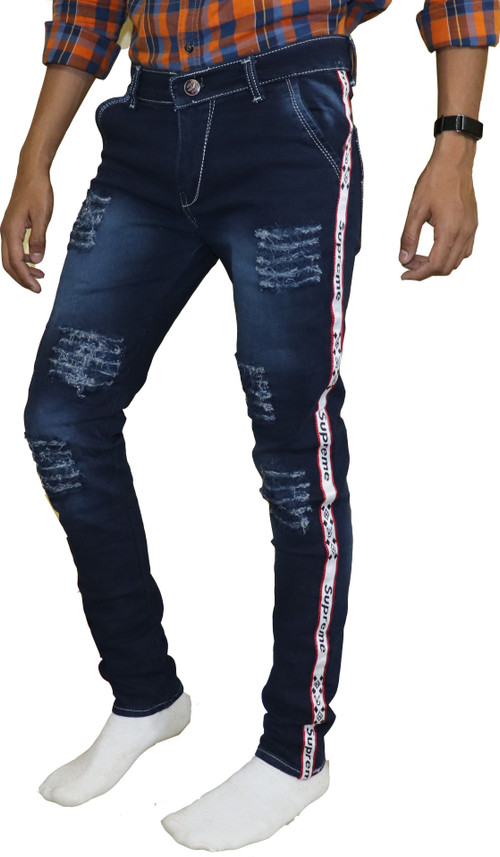 Reliable Cart Slim Men Blue Jeans - Buy 