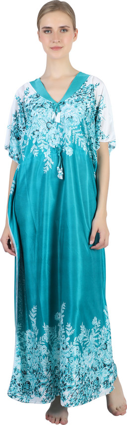 satin kaftan nighty online