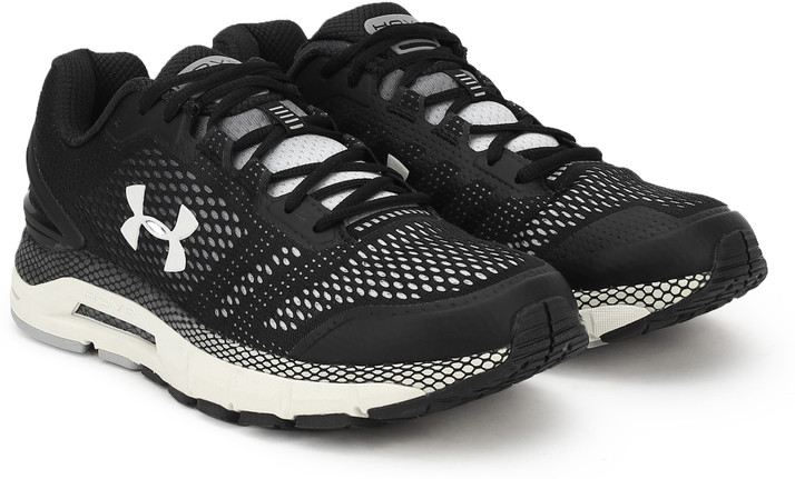 mens black under armour running shoes