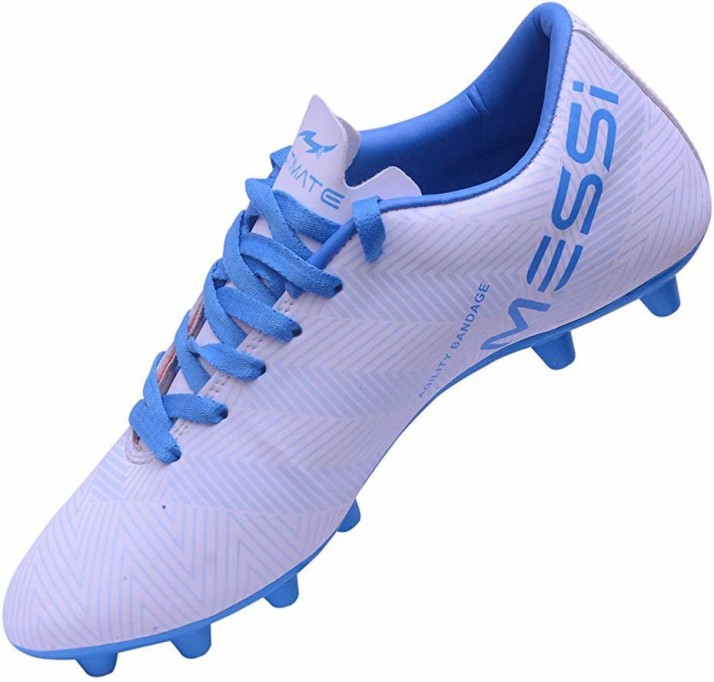 messi shoes blue and white