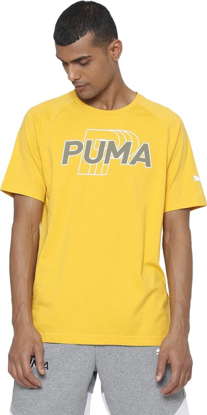 puma gold t shirt