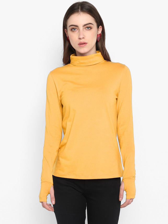 Buy SHARKTRIBE Solid Women Turtle Neck 