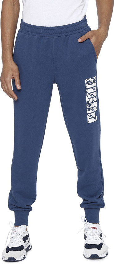 PUMA KA Pants Graphic Print Men Blue 