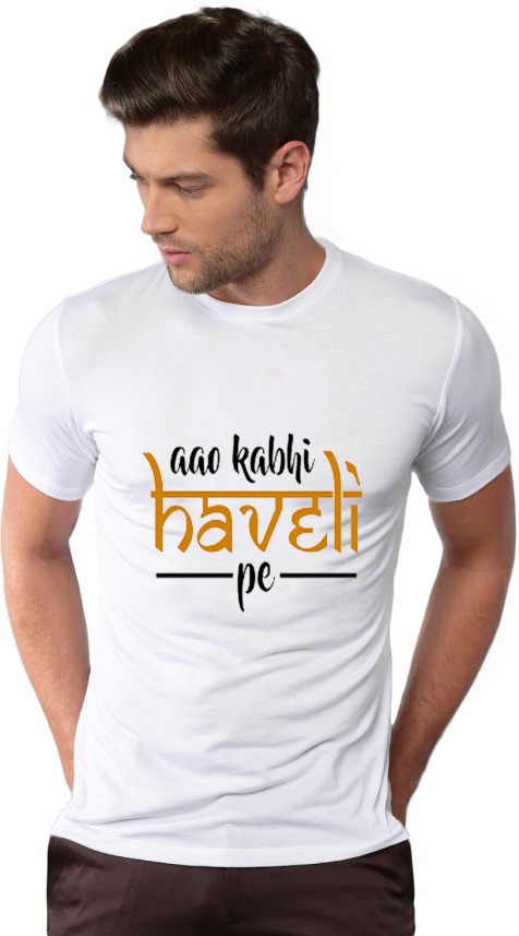 aao kabhi haveli pe t shirt flipkart