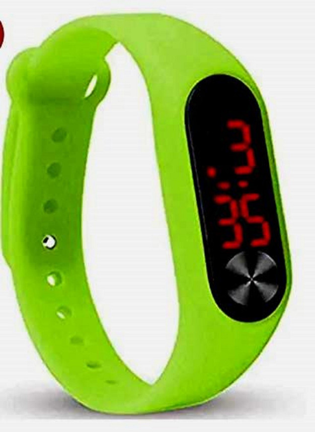 green led watch