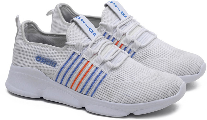 asian white running shoes