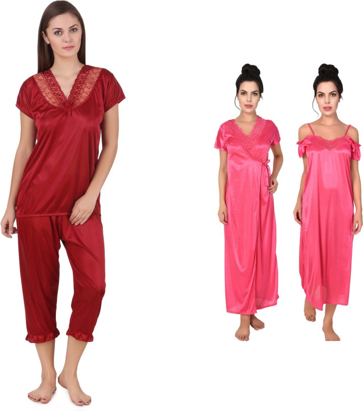 flipkart women night dress