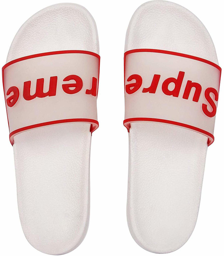supreme chappal red