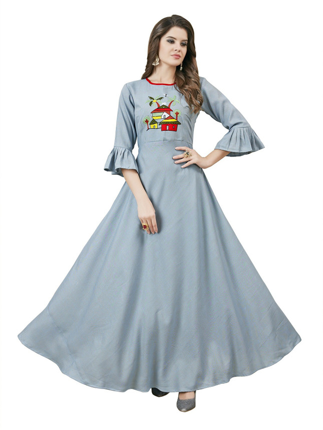 flipkart gown kurti