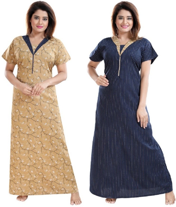 cotton nighty on flipkart