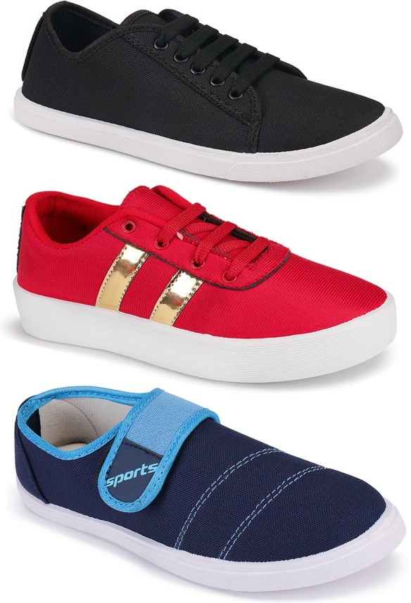 Abisto Combo Pack of 3 Casual Shoes 