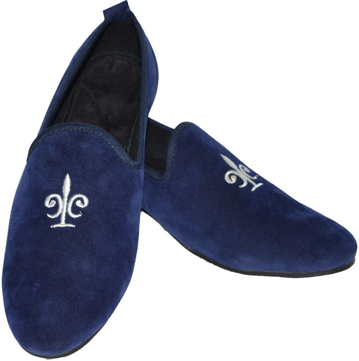 mens velvet slip on shoes