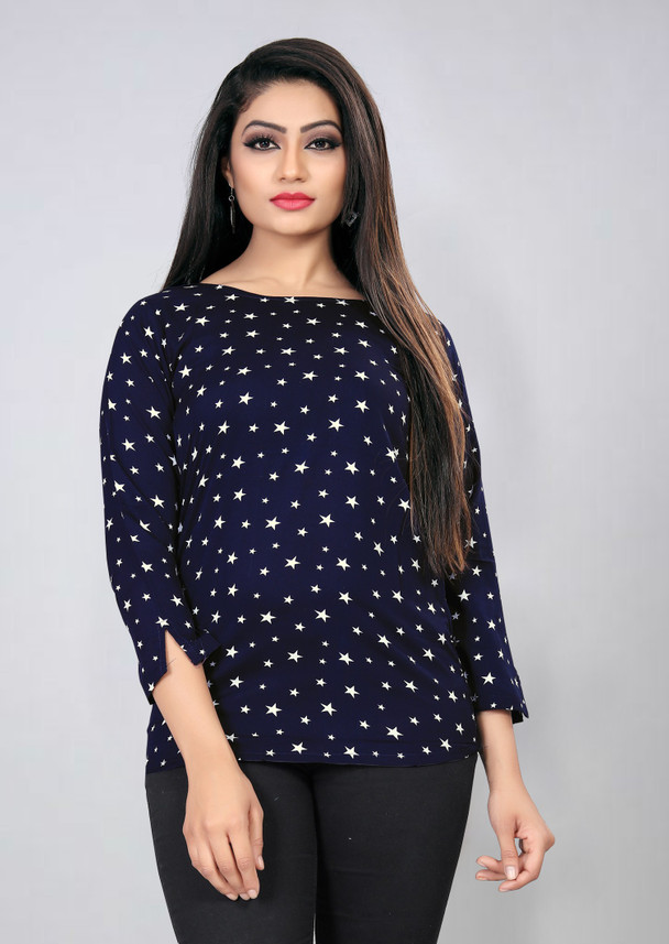 maruti fab Casual 3/4 Sleeve Printed 