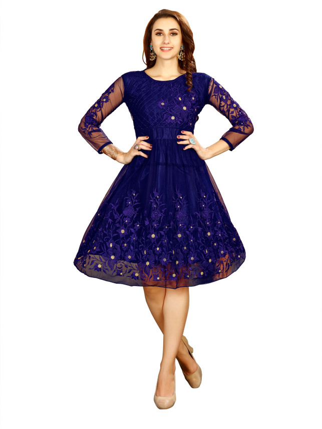blue dress for women
